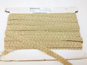 11 YARDS 5/8" ROWLEY CO Scroll Gimp Trim BEIGE Upholstery Sewing Costumes