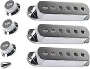 Single Coil Pickup Covers Guitar Knobs Electric Guitar Pickup Covers With Volumes Tone Control Knob
