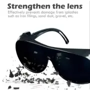 Safety Welding Glasses Polycarbonate Material Comfortable for Face Shape