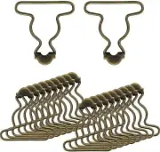 20Pcs Bronze Color Overall Buckles Replacement 1.5 Inches Dungaree Suspender ...
