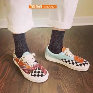 VANS TIGER PATCHWORK 拼接 拼布 老虎 花紋 格紋 懶人鞋 ERA 鞋帶 腰花果