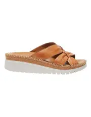 [Wide Steps] Hannah Sandals in Tan Glove