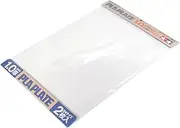 Tamiya 70124 Plastic Board 1.0 mm, 2 Pieces, 257 x 364 mm, White