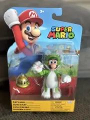 Nintendo Super Mario Cat Luigi with Super Bell Action Figure Jakks Collectibles