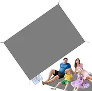Outdoor Picnic Mat | Lightweight Rug for Hiking - 83x59 Inch Portable Soft Thick Picnic Mat for Travel, Backyard, Trip, Fishing, Beach, Camping