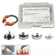 Dental Matrix Bands NITI Matrix Clamp Ring Set Sectional Contoured Matrix System
