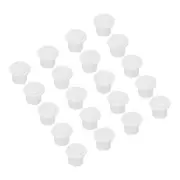 20Pcs PVC Tube Covers Internal Plug Pipe Inner 16mm Round Plugs Conduit