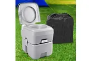 Weisshorn 20L Portable Camping Toilet Outdoor Flush Potty Boating With Bag