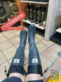在飛比找Yahoo!奇摩拍賣優惠-雨鞋現貨順豐包郵日本野鳥協會WBSJ復古天然橡膠男女同款雨鞋