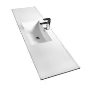 Bathroom Vanity White Ceramic Thin Edge Basin - 120E