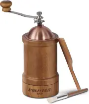 POLIVIAR Manual Coffee Grinder, Coffee Bean Grinder with Adjustable Ceramic Burr