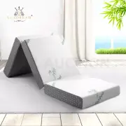 Single Foldable Mattress Memory Foam Trifold Sofa Bed Camping Pad Sleeping Mat