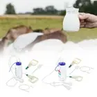 Goat milking machine, milking device, manual operation household hand miller