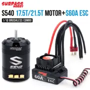 SURPASSHOBBY Brushless Motor 60A ESC Combo S540 Sensored Motor For 1/10 RC Car