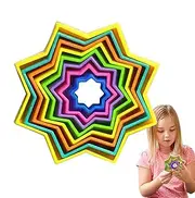 Star Fidget Toys - Fidget Star Fingertip Toy - Portable Star Stress Relief Toy, Educational Fidget Star Fingertip Toys for Calm & Concentration
