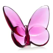 Baccarat 2.5 Lucky Crystal Butterfly in Peony