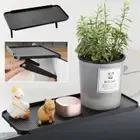 ABS TV Screen Shelf Black Desktop Display Stand Computer Monitor
