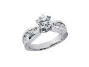1.40Ct Round Brilliant Cut Diamond Engagement Ring Solid 950 Platinum G SI1
