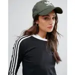 【ADMONISH】ADIDAS TREFOIL CAP 愛迪達 老帽 鴨舌帽 90S 彎帽 三葉草 軍綠 現貨