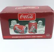 Coca Cola Coke Can Ceramic Salt and Pepper Shakers