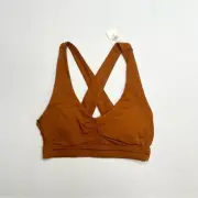 NWT Aerie Offline Rust Orange Sports Bra Sz-XS