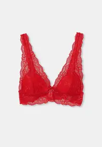 在飛比找ZALORA購物網優惠-Red Bralette, Padded Bra, Norm