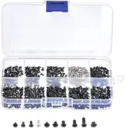 Yenghome 498 Pcs M2 M2.5 M3 Notebook Computer Laptop Screws Repair Replacement Kit,Flat Head PC Screw Assortment,Countersunk Repair Accessory
