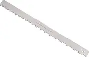 TUOREN 43CM Guitar Neck Notched Straight Edge Luthiers Tool for Electric Guitar Fretboard and Frets Silver
