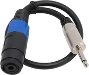 Female to 1/4 Inch Male Speaker Cable, Speakon Cables, High Power Amplifier Connection Cord for Stage Monitors and Subwoofer