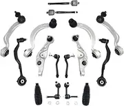 16pcs Front Upper & Lower Control Arm Sway Bar Tie Rod Kit，Compatible With Lexus LS460 RWD 2007 2008 2009 2010 2011 2012-2017