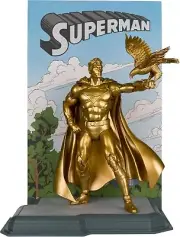 SDCC 2024 McFarlane Toys DC GOLD SUPERMAN Centennial Park Tribute Statue