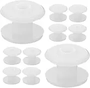 Generic 30pcs String Windmill Buckle Outdoor for Mini Mini Windmill Blank Pinwheels Pinwheel Kit Animal Pinwheel Decoration Garden Windmill Parts Lawn Pinwheel Plastic White