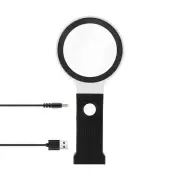 Handheld Magnifying Glass LED With Stand Foldable Illuminated Magnifier Jewelry