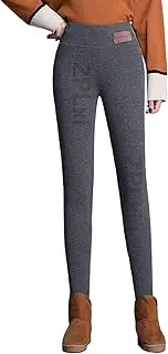 [ZPLxi] 2025 Super Thick Cashmere Leggings for Women, Sherpa Winter High Waist Fleece Lined Stretchy Thermal Pants Plush Warm Lined Thermo Cashmere Velvet Pant