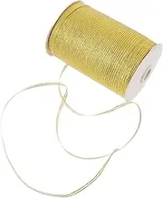 WRITWAA 1Roll Metallic Color Weaving Ribbon for Present Wrapping DIY Crafts and Home Decorations Versatile Daily Use Crafting Ribbon for Bow Accessories and Seasonal Decor