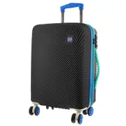 GAP Stripe Hard-Shell Cabin Suitcase TSA Lock Luggage 56x35cm Black