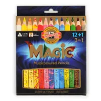在飛比找蝦皮購物優惠-KOH-I-NOOR MAGIC 三角彩虹魔術色鉛筆12+1
