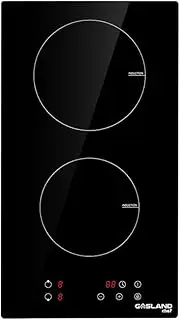 GASLAND Chef IH30BF 30cm Electric Cooktop Stove, 2 Burners Built-in Induction Cooktop, Sensor Touch Electric Hob 3.5kW Timer Child Lock
