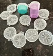 Tupperware Replacement Mini Jello Cups and can be used as seal for Smidge/midget