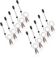 Authentic HO Scale Telephone Poles for Model Train Park Street Scenery Layout, 10 pcs, Signal Lights