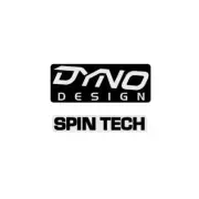 DYNO - SPINTECH stem decal in black - Old school bmx