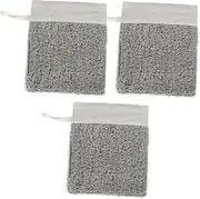 Beavorty Deep Cleansing Sisal Soap Saver Bag Mesh Soap Holder Tray for Exfoliating Reusable