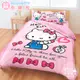 【享夢城堡】單人床包枕套二件組3.5x6.2-HELLO KITTY 小時光-粉 (6.7折)