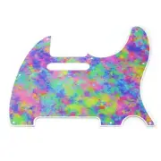 SCORELAY PICKS Pickguard for Telecaster [Colorful Painty Print] SC-GPL045 GREEN