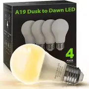 LOHAS Dusk to Dawn Sensor Light Bulbs, 40W Equivalent LED Outdoor Lighting