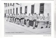 *Postcard-"Scrubbing Clothes" (WW II-Era Wodden Barracks)*Parris Island, SC