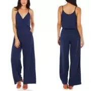 NWT Line & Dot Bertie jumpsuit Blue Size L
