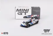1:64 BMW M HYBRID V8 #24 BMW M TEAM RLL 2023 IMSA DAYTONA 24 Hrs MINI GT 670