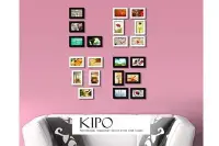 在飛比找Yahoo!奇摩拍賣優惠-KIPO-LOVE相框組合相片牆/婚紗照相框牆照片牆-21框