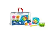Munchkin Bath Beats Bath Toy, Musical Set Includes Xylophone, Bath Drum Shakers, Fun for Babies, Toddlers and Kids
